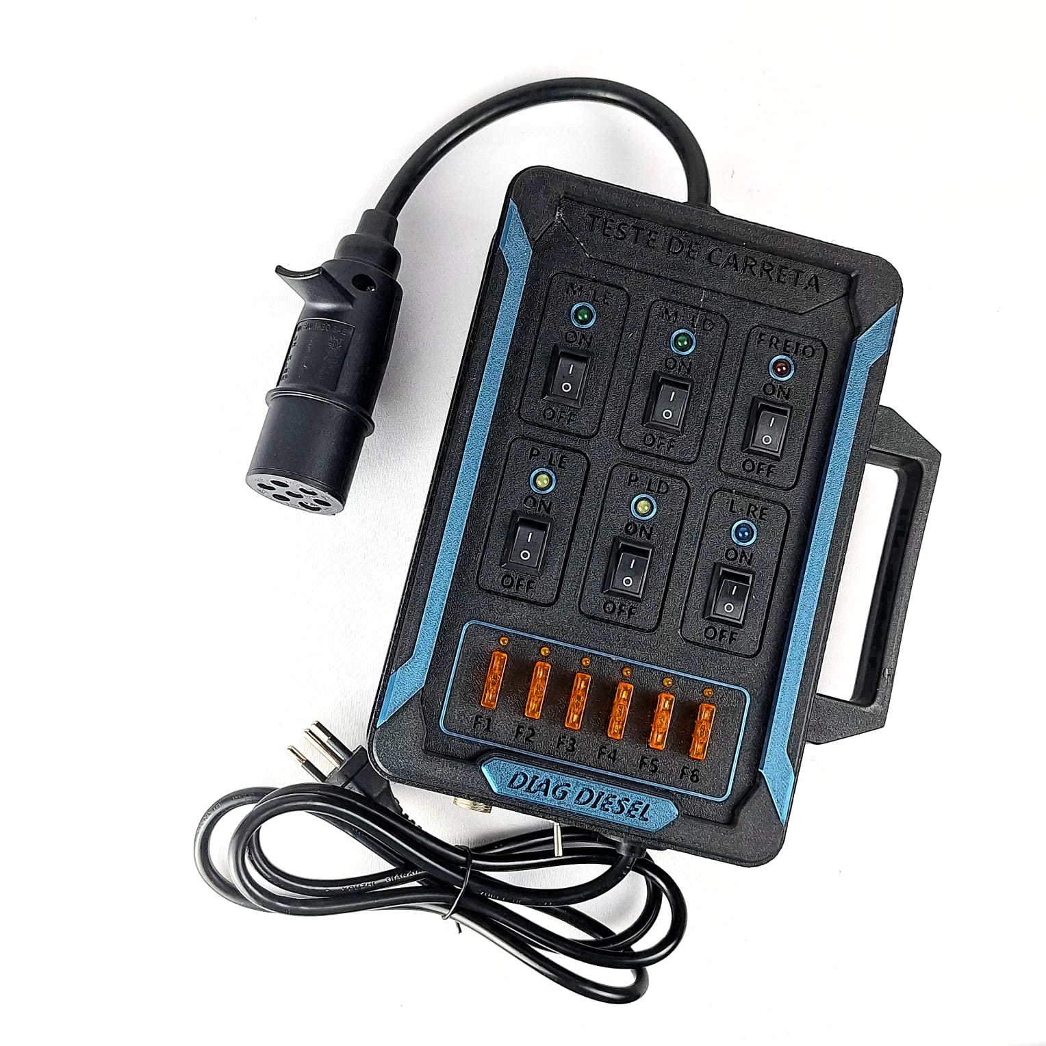Diag Diesel com cabos e conector